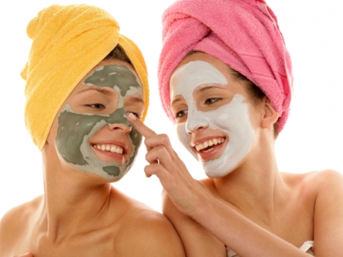 Очищаюча горохова маска для жирної шкіри обличчя