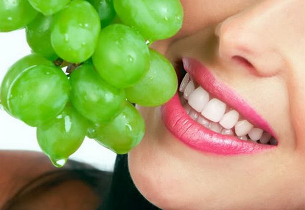 Зелений виноград проти зморшок